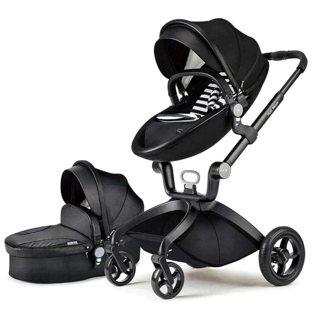 Hot Mom™ Luxurious 360° 2 in 1 Baby Stroller