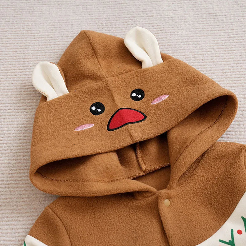 Snuggish Christmas Cute Reindeer Jumpsuit