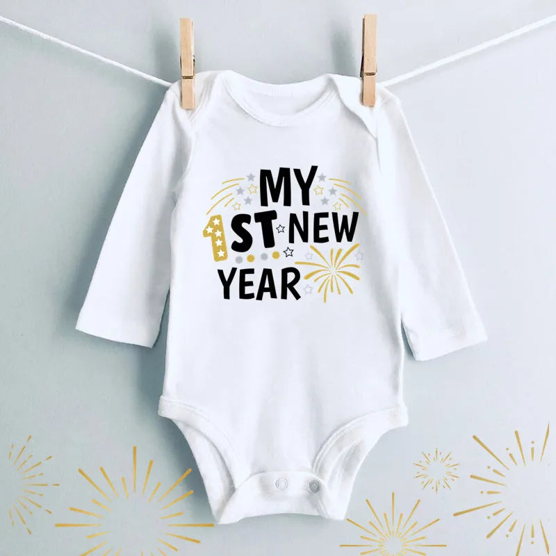 Snuggish It Is My 1st New Year Baby Romper