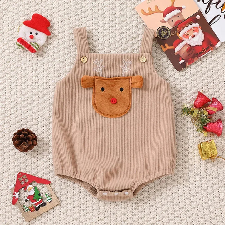 Snuggish Baby Christmas Triangle Romper