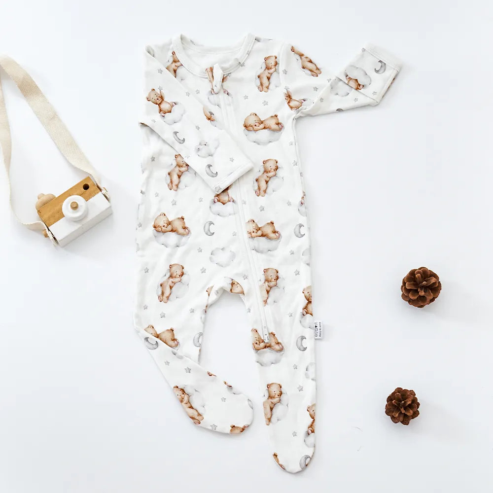 Baby Romper/Jumpsuit Pajamas Bamboo Cotton