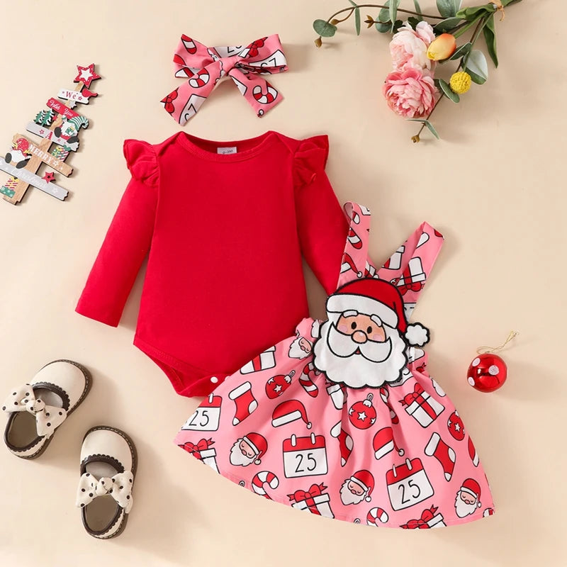 Snuggish Baby Girls Christmas Outfit