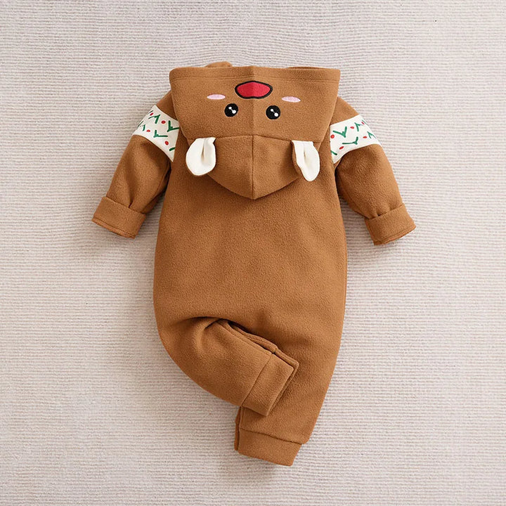 Snuggish Christmas Cute Reindeer Jumpsuit