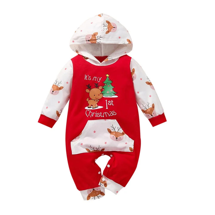 Snuggish 2025 Christmas Newborn Baby Rompers