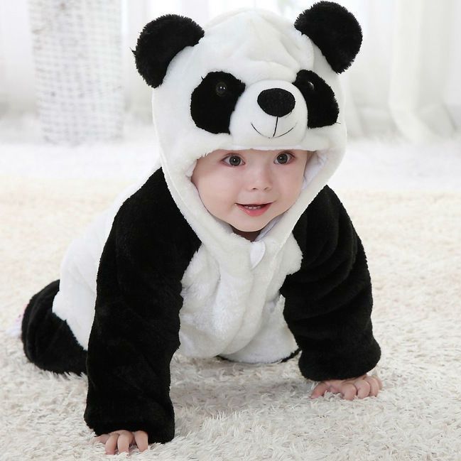 Playful Panda Newborn Costumes Halloween