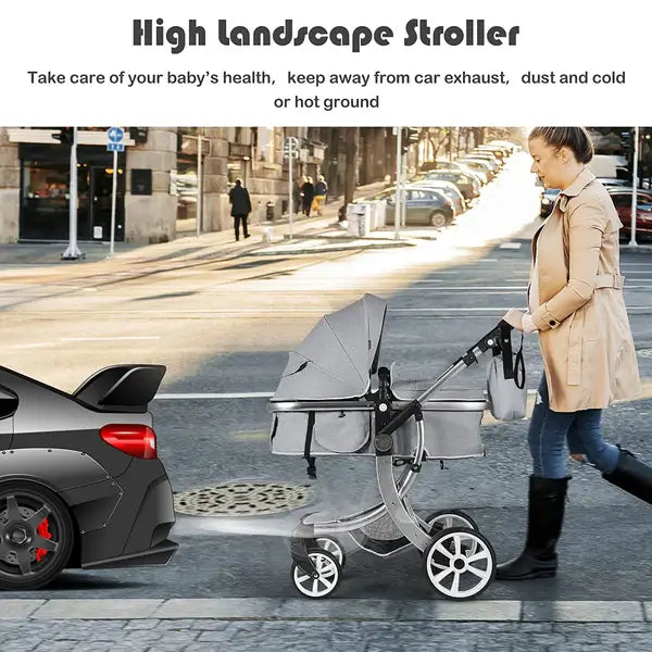 BabyJoy 2 in 1 Convertible Baby Stroller