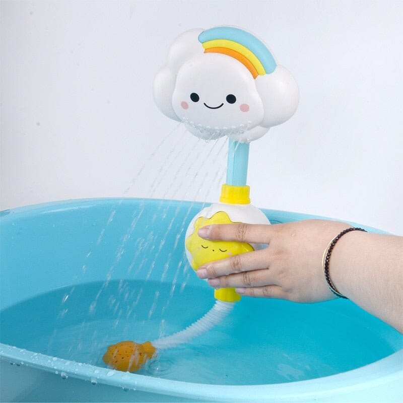 Cloud Bath Toy with Adjustable Neck