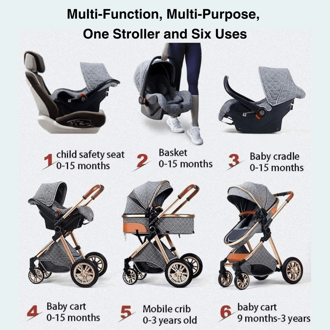 ComfyBaby™ 3 in 1 Baby Pram or Stroller