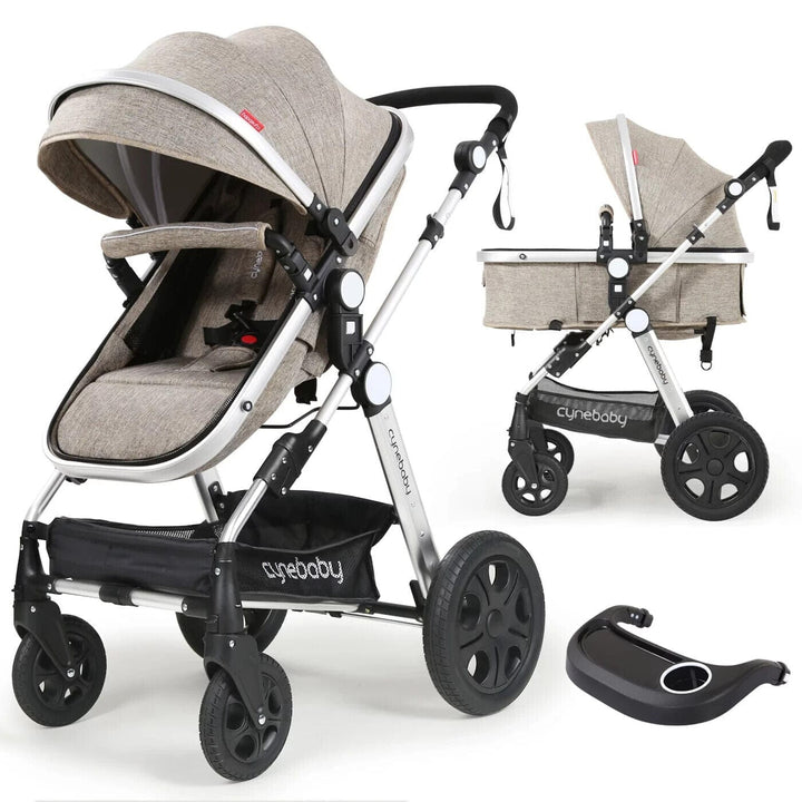 Cynebaby Convertible Bassinet & Luxury Stroller/Pram Stroller