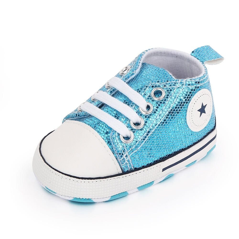 Girls' Bling Canvas Baby Shoes