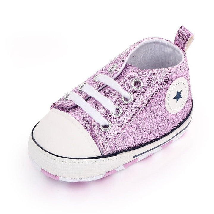 Girls' Bling Canvas Baby Shoes