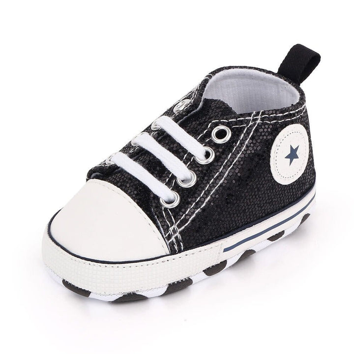 Girls' Bling Canvas Baby Shoes