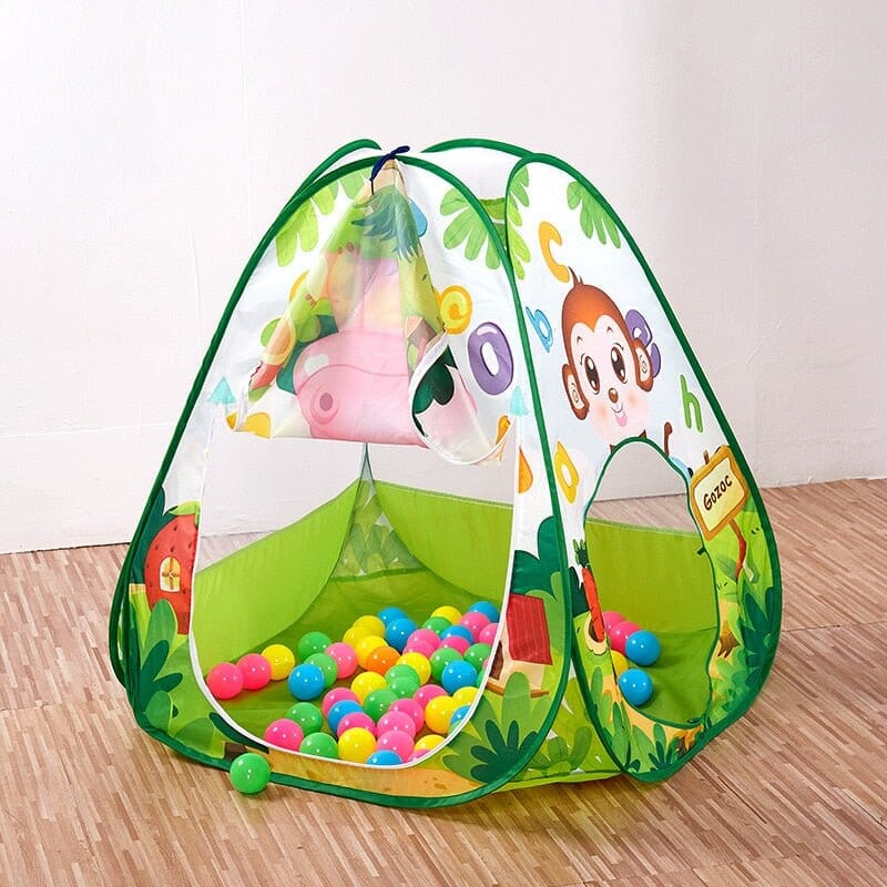 Foldable Children's Tent With 100 Balls