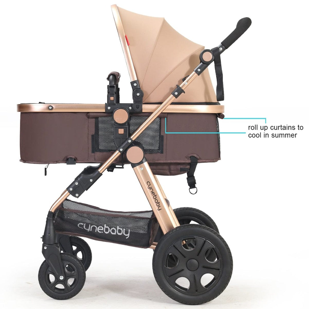 Cynebaby Convertible Bassinet & Luxury Stroller/Pram Stroller