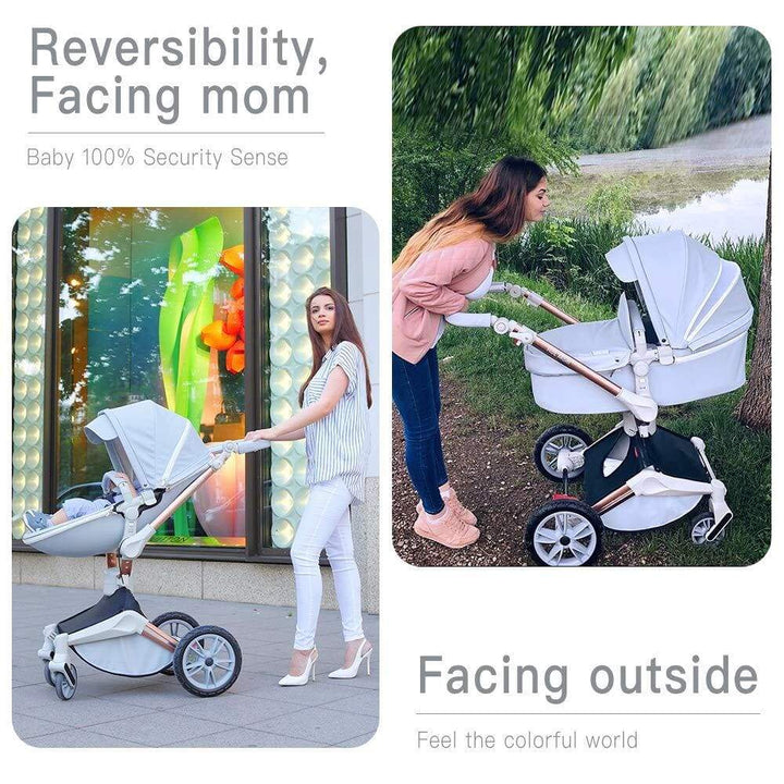 Hot Mom™ Luxurious 360° 2 in 1 Baby Stroller