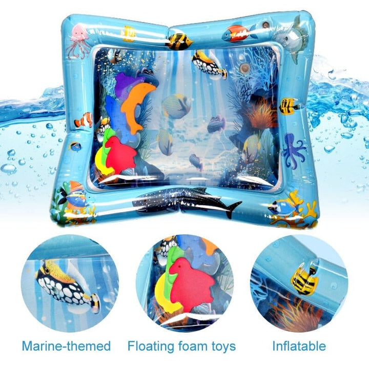 Inflatable Baby Water Play Mat - Sensory Development & Muscle Growth Aid