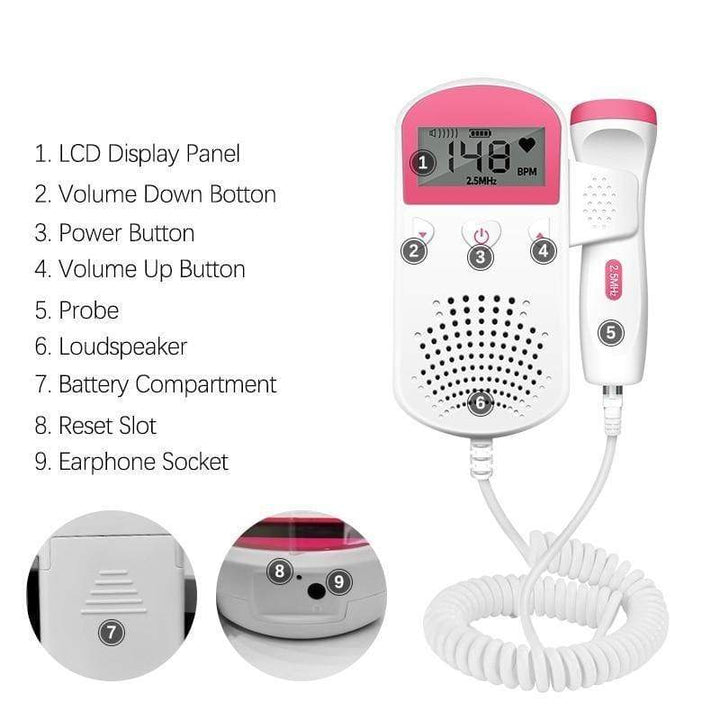 MetroDoc Baby Fetal Doppler