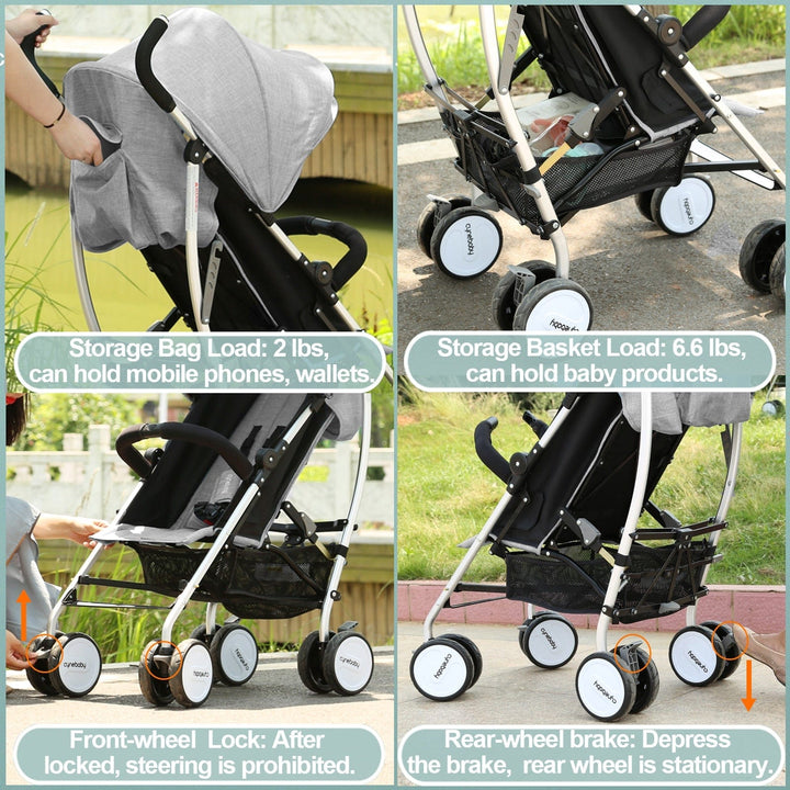 CynaBaby™ New Variant Light-Weight Baby Stroller