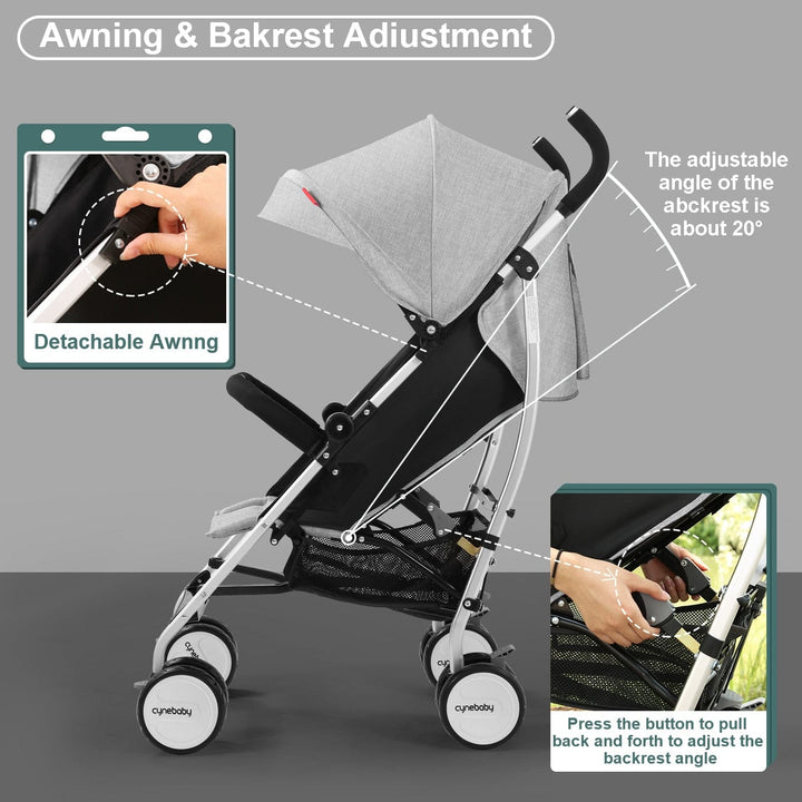 CynaBaby™ New Variant Light-Weight Baby Stroller