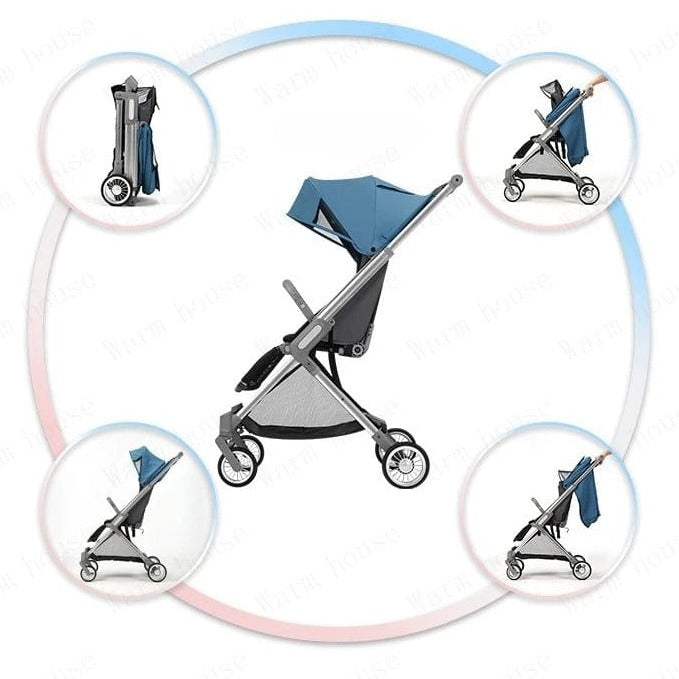 ProactiveBaby® Compact Lightweight Stroller