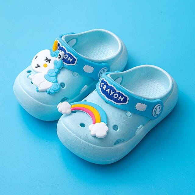 Unicorn & Rainbow Kids Clogs